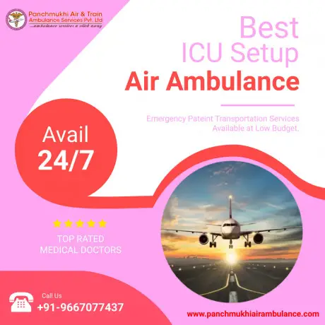 pick-reliable-panchmukhi-air-ambulance-in-patna-with-specialized-medical-experts-big-0