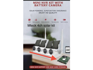 Mteck 4 Channels Cctv Solar Kit